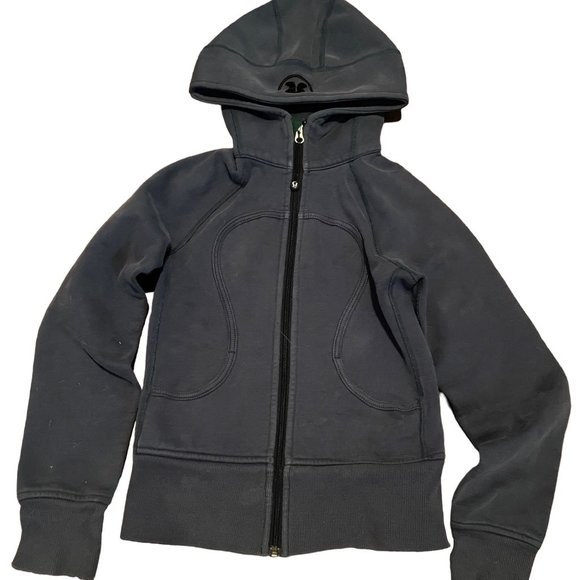 lululemon athletica Tops - Lululemon Scuba Hoodie *Blue* Size 4